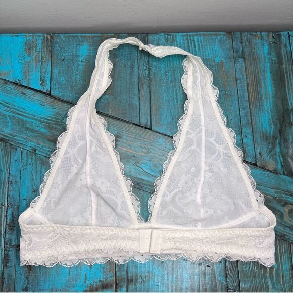 Intimately Free People Galloon Lace Halter Bra Size M - Picture 6 of 9